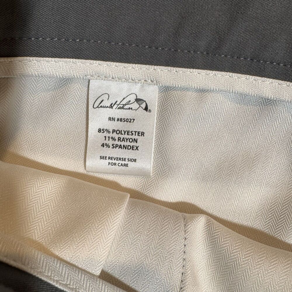 Arnold Palmer Mens Shorts Size 34 Gray Pleated Golf Preppy Casual Shorts - Picture 7 of 8